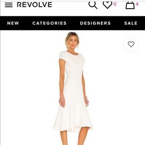 Amanda uprichard white midi dress